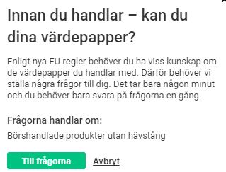 innan du handlar certifikat