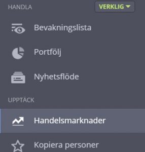 etoro handelsplatser