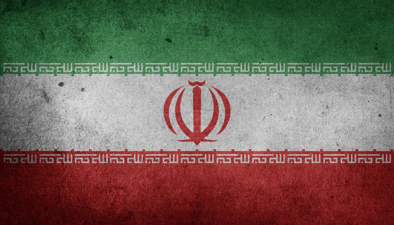 Iran flagga